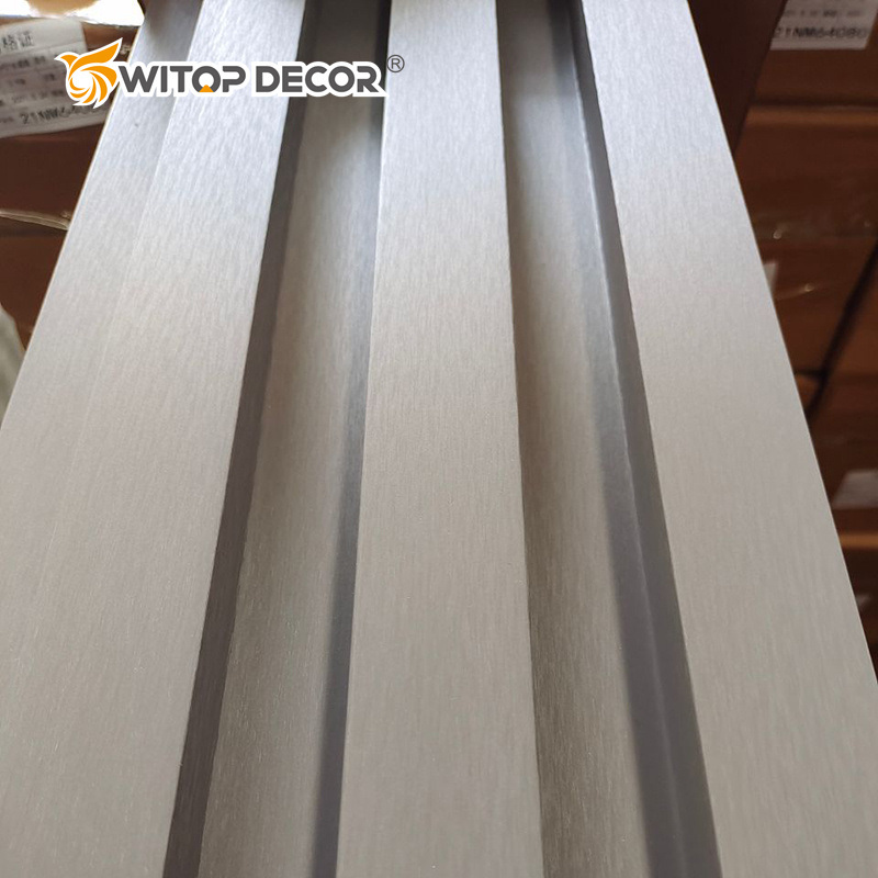 Waterproof WPC Fluted Boards for Basements and Garages