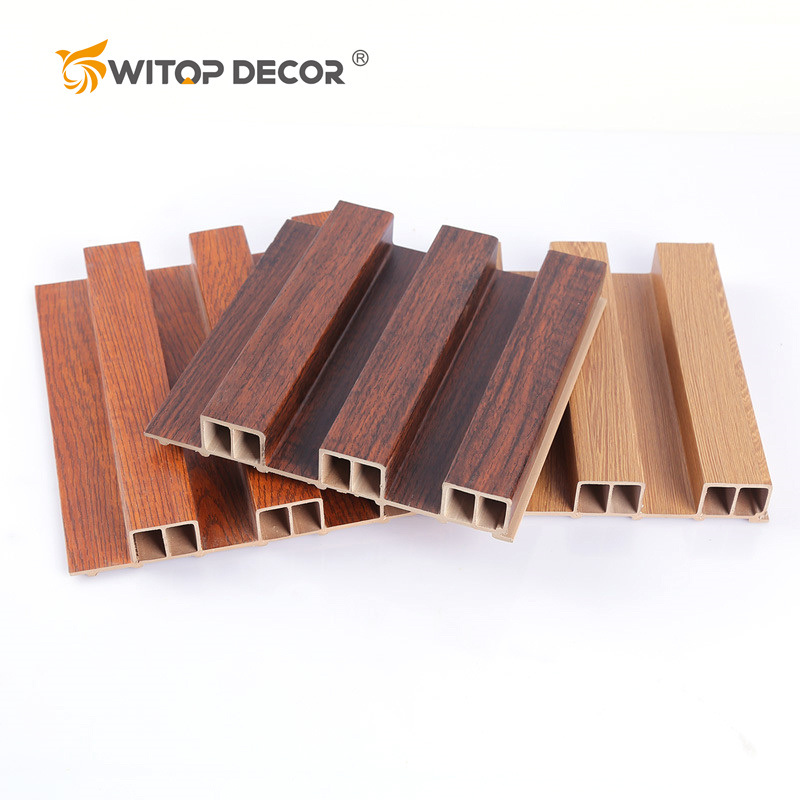 Natural Wood Slat Panel for a Rustic Lodge Ambience.