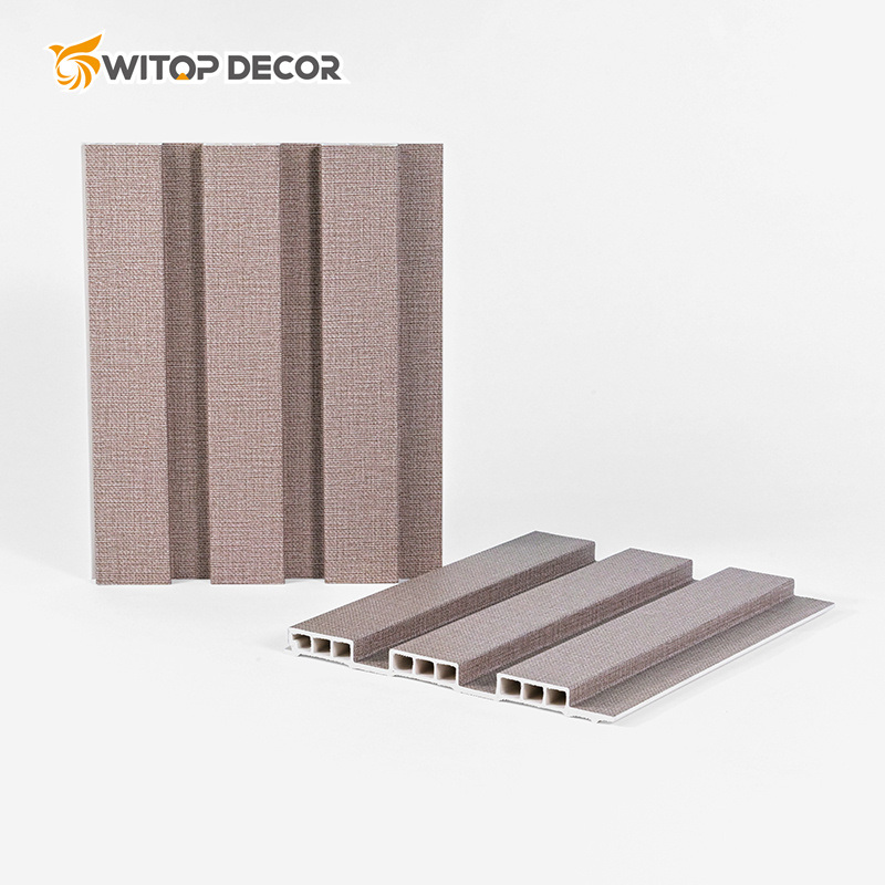 Natural Wood Slat Panel for a Warm and Inviting Atmosphere