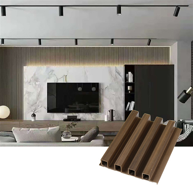 China Factory WPC Eco Wood Panels Interior Decoration Material PVC Wall Board Coating Wall Panel