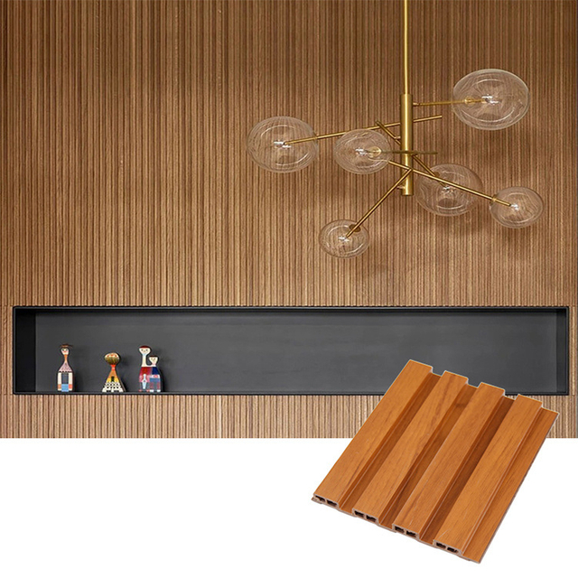 China Wholesale Interal Decor WPC Wood Plastic Composite Wall Panel