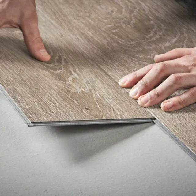 8 mm Waterproof Lvt Vinyl Floor Tile Luxury Hybrid Spc Plastic Flooring
