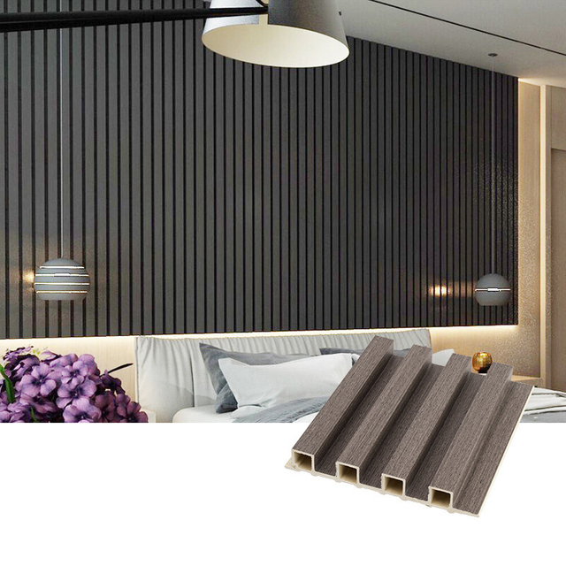 China Factory Modern Decorative WPC Wall Boards Wood Plastic Composite PVC Wall Panels
