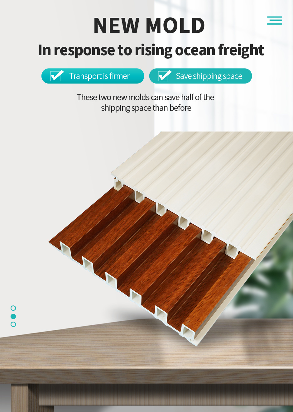 WPC PVC Wall Wood Panel with Great Price