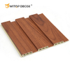 Wood Laminated Interior Wall Decoration Fluted Panel WPC