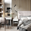 Muted Acoustic Panels for a Zen Escape