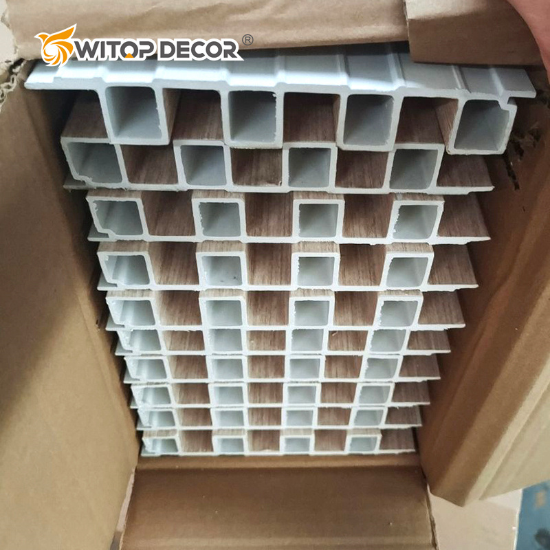 Factory Price High Quality Water-Proof Indoor White WPC Decorative Wall Panel Composite WPC Decorative Wall Panel