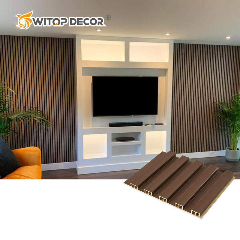 Exterior Cladding 195*10mm Wood Plastic Composite Waterproof WPC Wall Panel Boards
