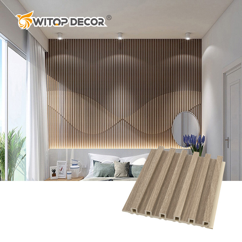 First Rate Supplier Bathroom Decoration Fluted WPC Board WPC Wall Cladding/Panel Wall