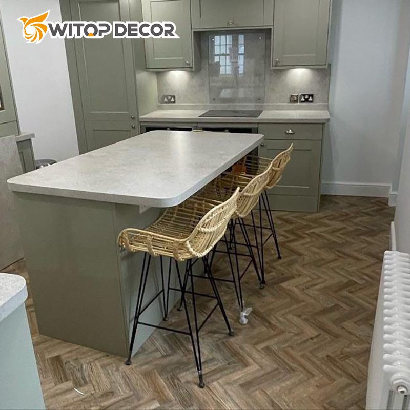 1.5mm Dry Back Waterproof and Fireproof Lvt Flooring for Home Customized Pattern