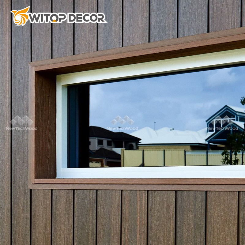 Outdoor Wood Plastic Composite WPC Wall Panel PVC Panel WPC Cladding 155*21 PE Cladding