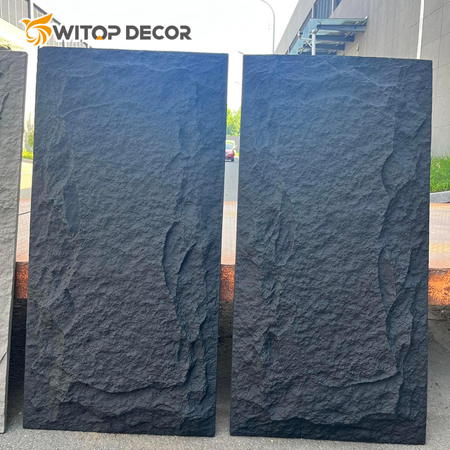 Wholesale Mushroom PU Stone Wall Panel Rock Faux Stone Veneer