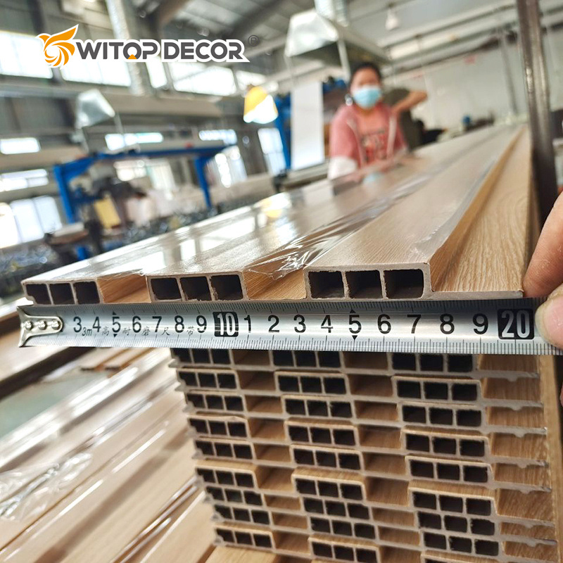 Waterproof Wood Plastic Composite WPC Wall Panel for Interior Decorative