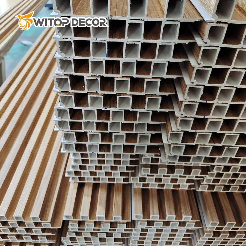 3D Wood Grain Deep Embossed WPC Cladding