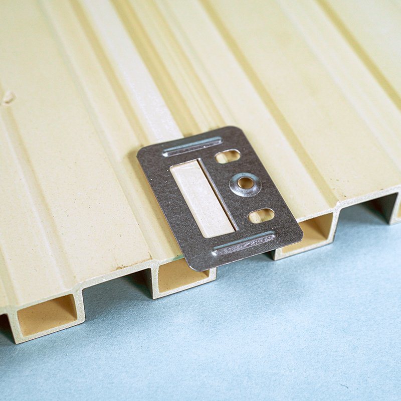 Shaped Extrusion Grille WPC Wall Panel