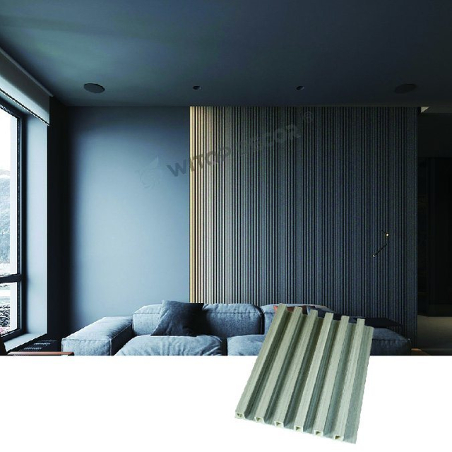 9mm Hollow Laminated WPC Wall Board and WPC Wall Panels for Outdoor