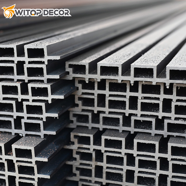 Groove Surface Exterior Wall Siding WPC Wall Cladding