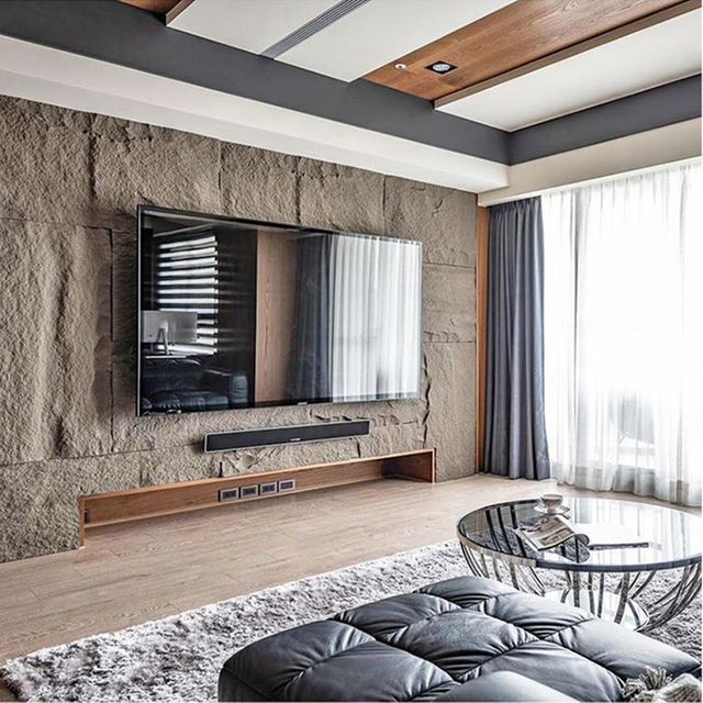 Install Faux Stone Panels for a Tuscan-Style Kitchen