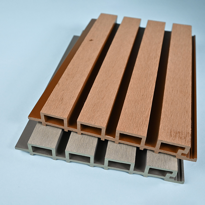Anti-UV WPC Decorative Fire Proof Exterior WPC Wall Siding