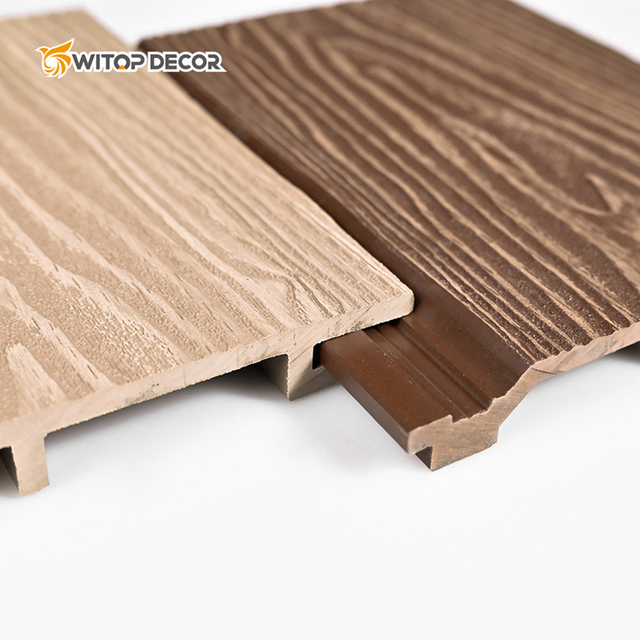 Exterior Wall Decoration Cladding Panel WPC Interlocking Board