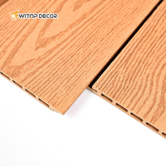Exterior 3D WPC Wall Panel Composite Cladding