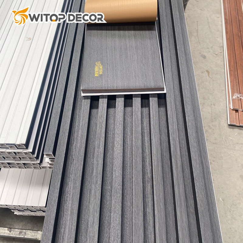 Fireproof Indoor Wood Plastic Composite WPC Wall Panel