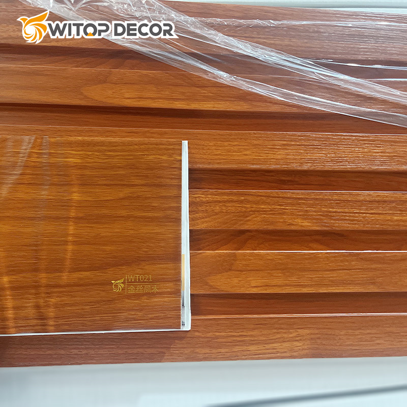 Wood Composite Interior Fluted Panels WPC Wall Panel Clading
