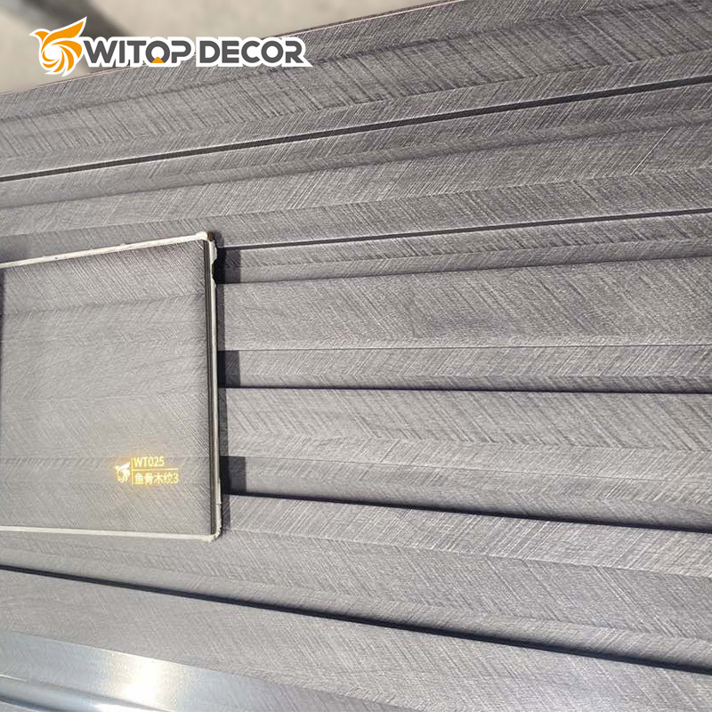 Custom Interior Decorative Strip Wood Alternative WPC Wall Panel