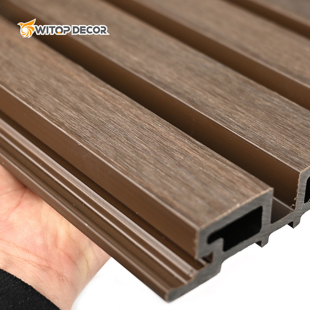 Decorative Wall Covering Panels WPC Exterior 3D Wall Cladding