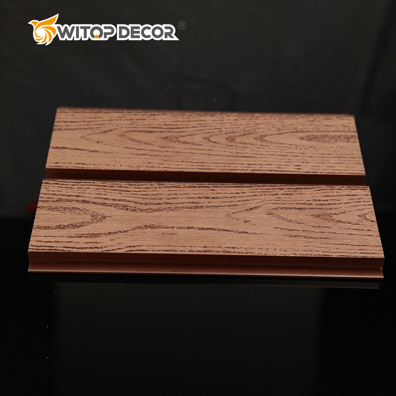 Exterior WPC Fluted Shuttered Blind Outside Wall Cladding Panel