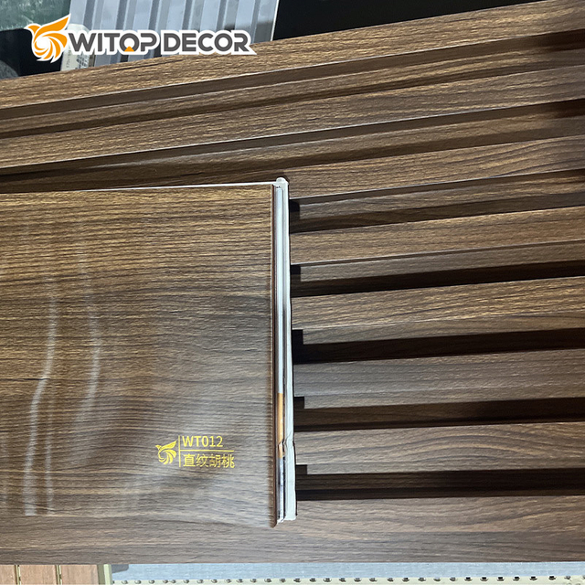China Wholesale Fire Proof Indoor WPC 3D Wall Panel