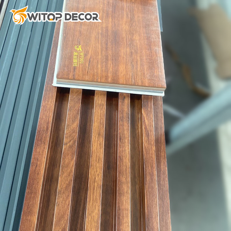 Interior Eco-Friendly Indoor Laminated WPC Wall Panel