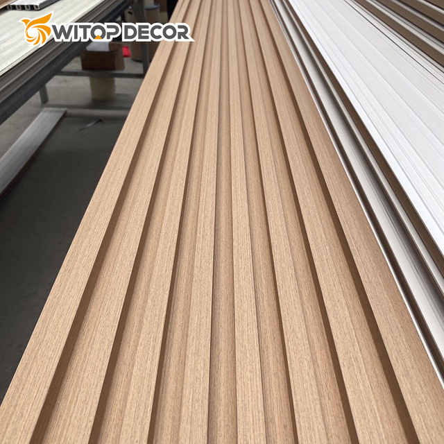 Indoor Decoration Wooden Plastic Composite WPC Wall Panel