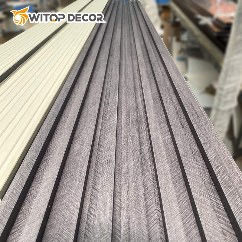 Modern Wood WPC Fluted Wall Panel Interior Waterproof