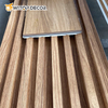 3D Wava Style Wood Plastic Waterproof Sheet WPC Panel for Wall