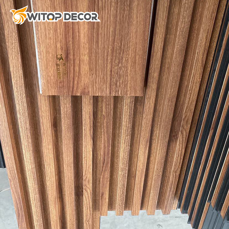 High Quality Hot Sale Teak Surface Wooden WPC Wall Panel
