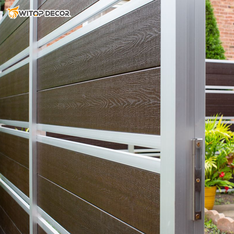 WPC Composite Wood Screen Fence with Various Sizes
