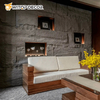 Exterior Polyurethane PU Faux Stone Wall Siding Panel
