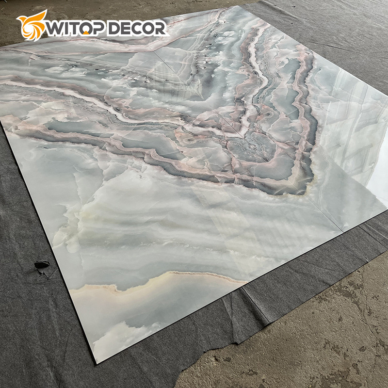 3D Design Home Decoration UV Marble Board PVC Marble Sheet for Wall