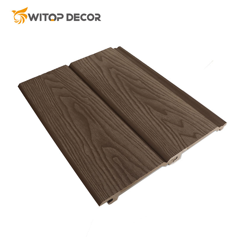 European Standard WPC Wall Cladding Wooden Grain Shadow Gap Wall Panels Outdoor Wall Cladding