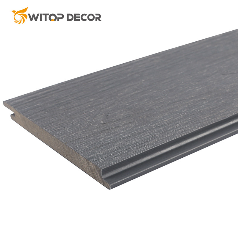 Waterproof Exterior Composite Wall Panel Timber Cladding Garden Decoration Wall