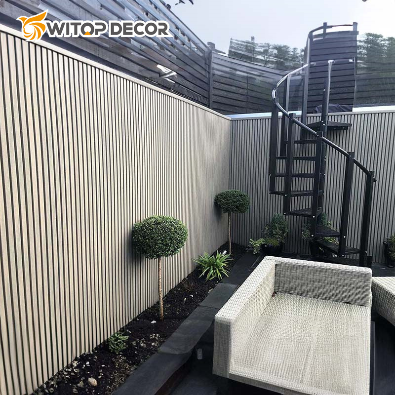 3D Embossed Oak Wood Grain WPC Wall Cladding