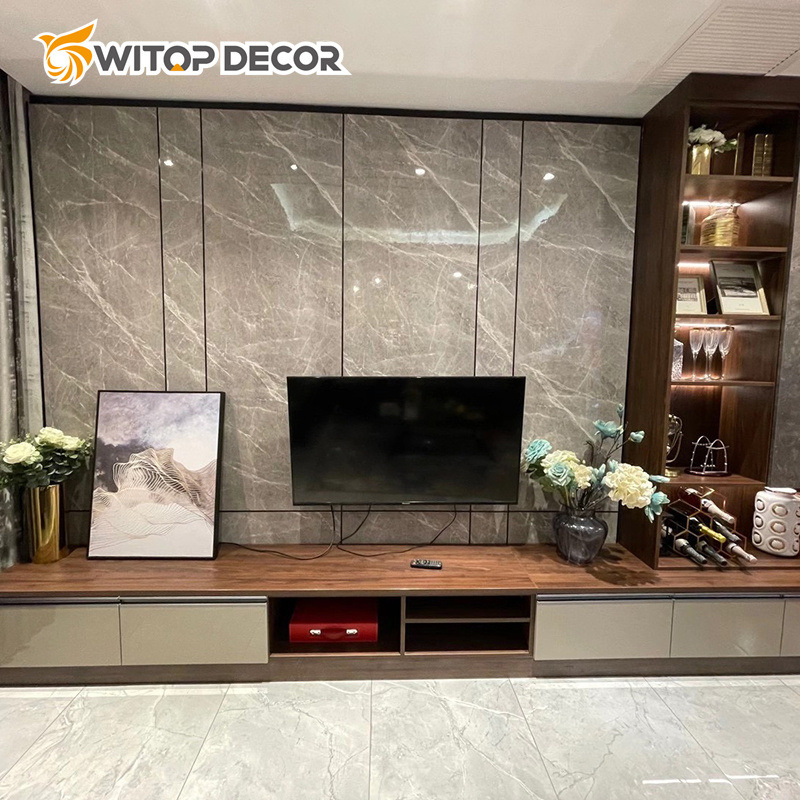 1220*2440mm High Density PVC UV Coating Marble Sheet