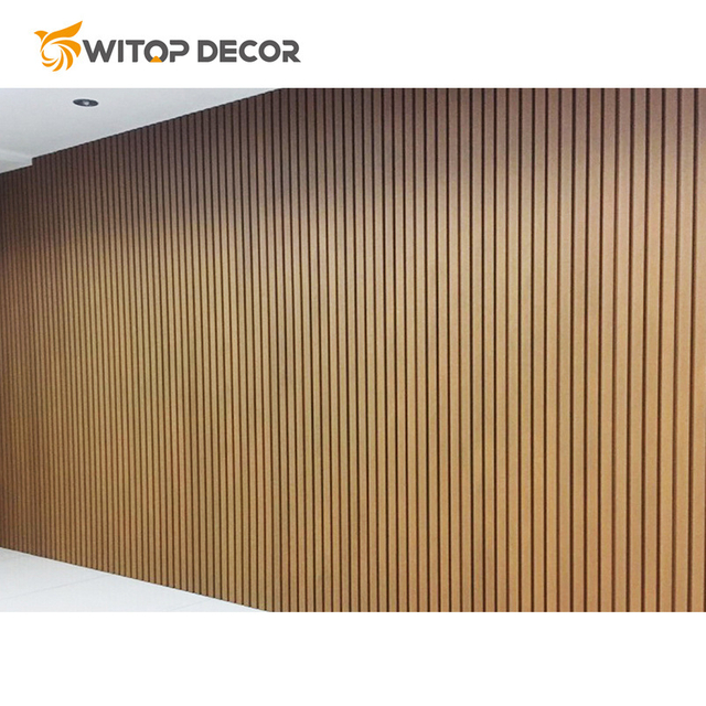 WPC PVC Cladding Boards WPC Wall Cladding Exterior New Material WPC Slatted Cladding 3.6m