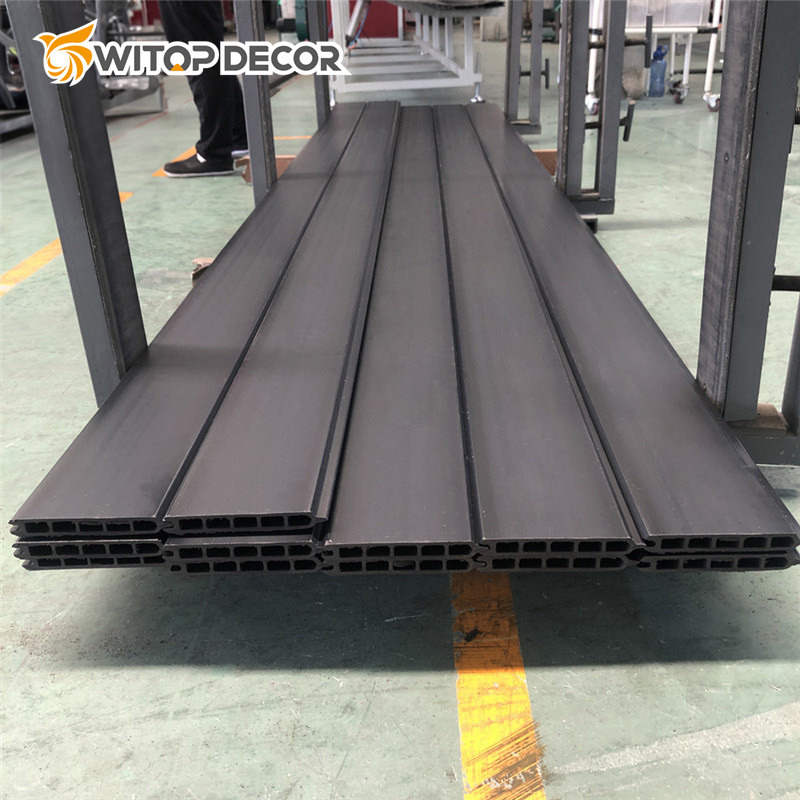 Outdoor Co Extrusion WPC Wall Panel Flexible Wall Cladding Panel for Exterior Wall