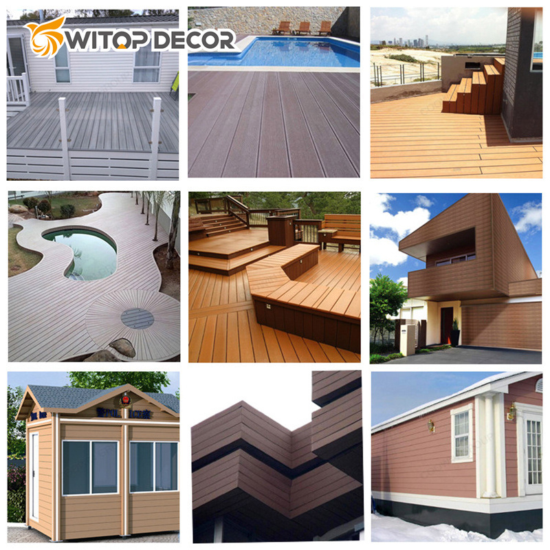 Hot Sell Wooden Grain WPC Wall Panels Designs for Decor Cladding