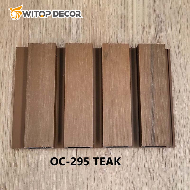 WPC Wall Panel Outdoor Cladding Fluted Wall Panel Wood Plastic Composite WPC Flute