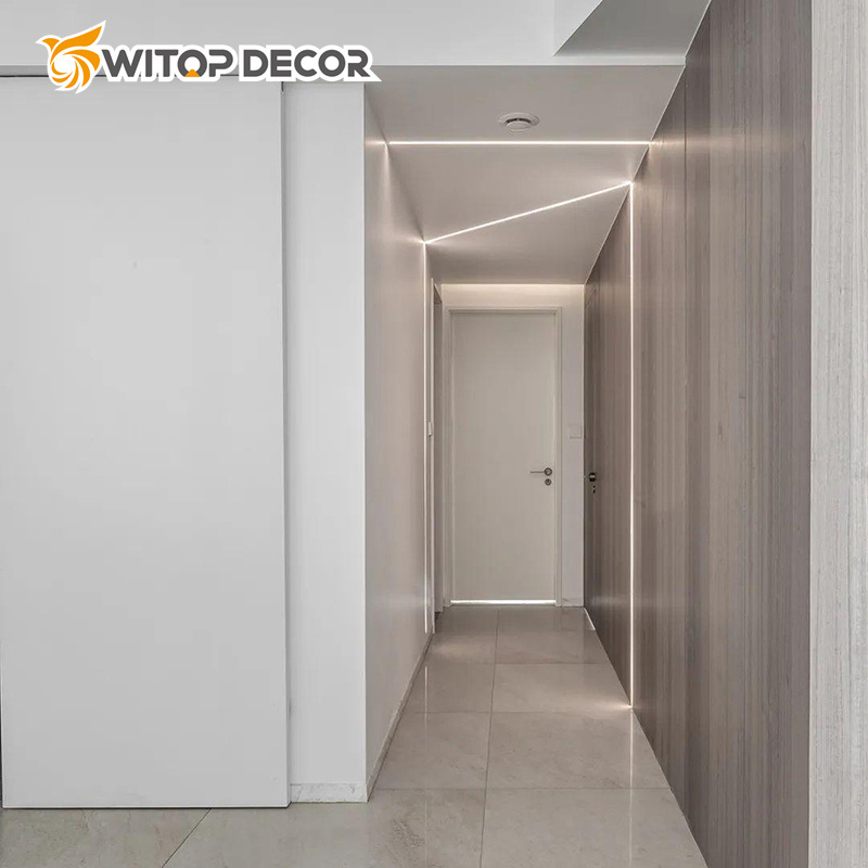 Witop WPC Factory OEM Bamboo with Charcoal Veneer Board Bamboo Charcoal Decoration