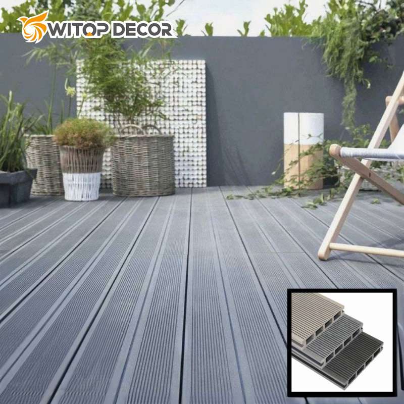 Eco-Friendly High Quality Wood Plastic Composite Deck Co-Extrusion WPC Decking