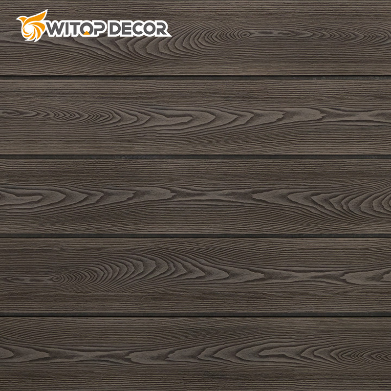 Eco-Friendly Strong Weatherability Solid WPC Composite Decking